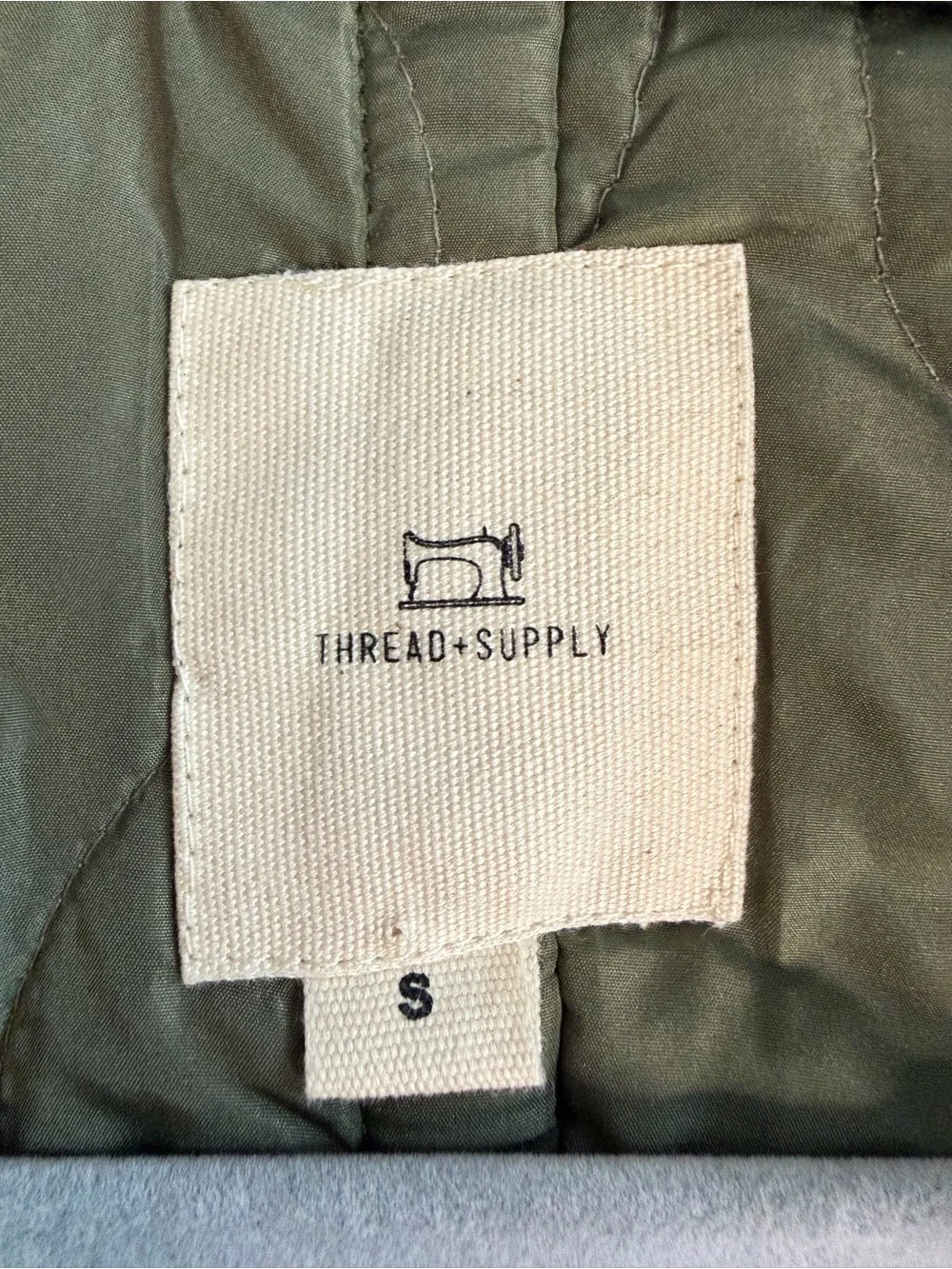 Thread & Supply quilted sleeveless